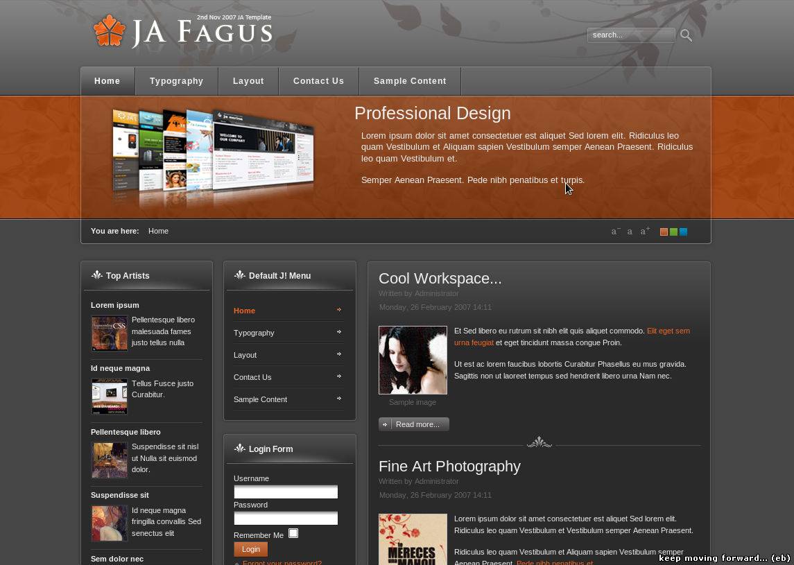 Ja Fagus загвар